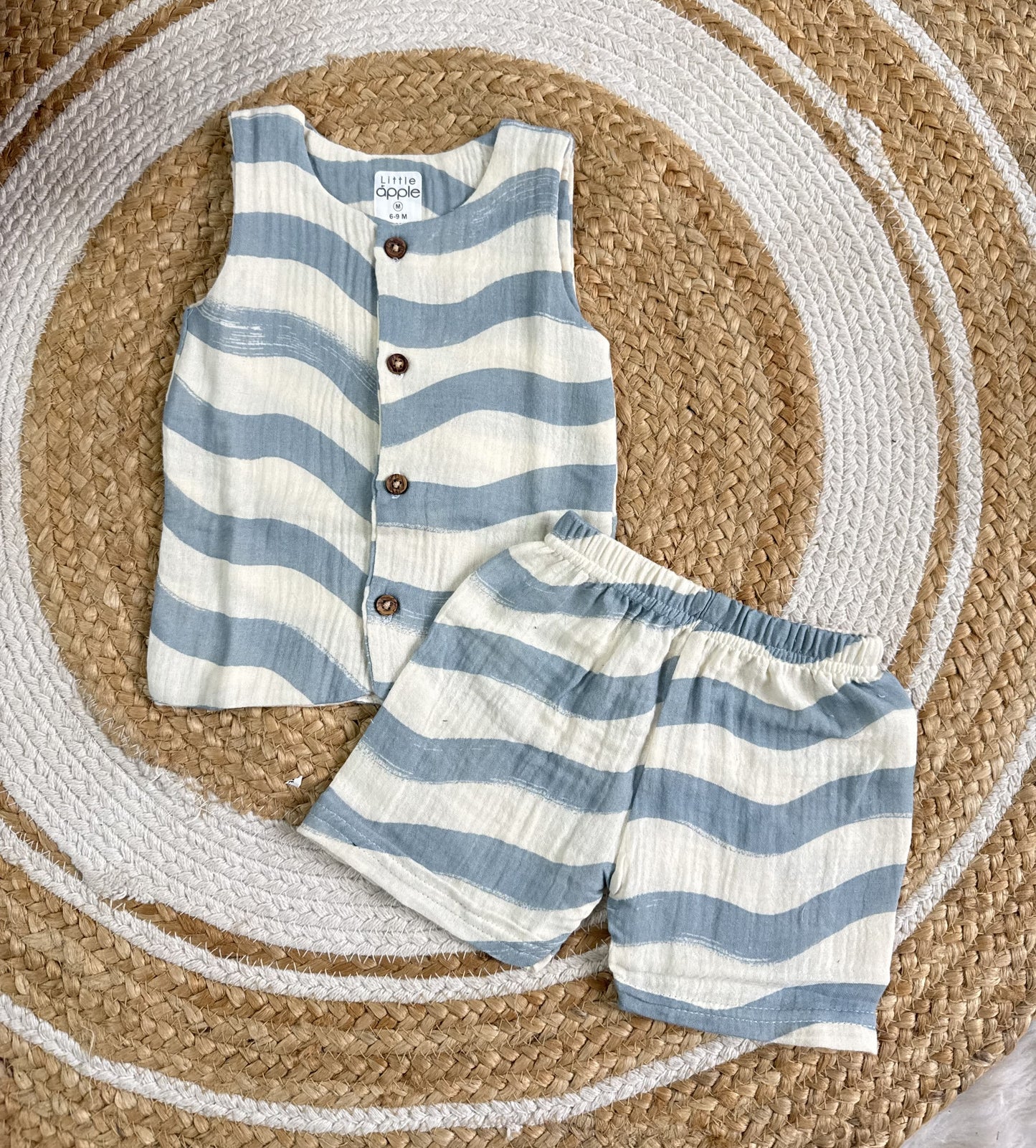 Premium Muslin Double Cloth Sleeveless Sets