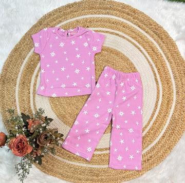 Girls Ribbed Star Co-ords Set
