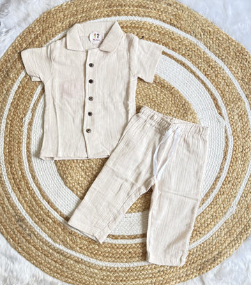 Premium Muslin Co-ord Set for Boys with Pant