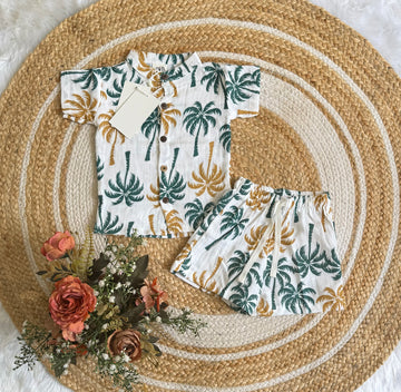 Premium Muslin Co-Ord Set for Boys