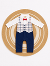 Fancy Baby Boy Romper