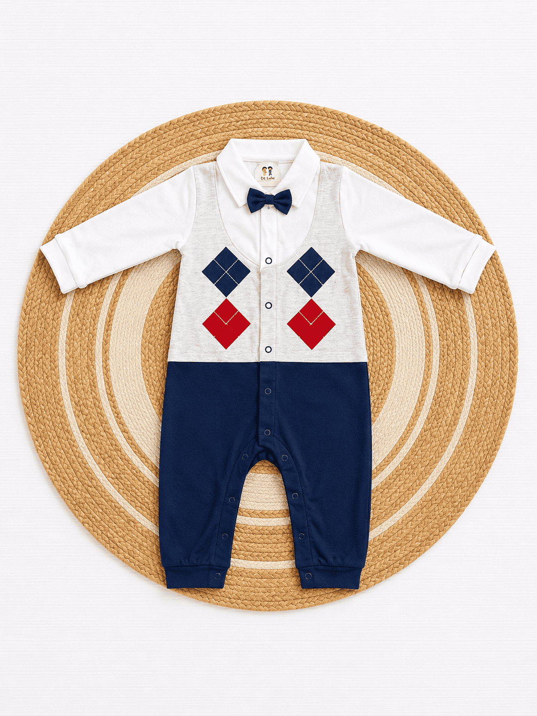 Fancy Baby Boy Romper