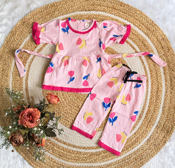 Premium Frill Frock Set with Pant
