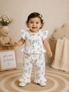 Peplum Top with Pant Set - Heart