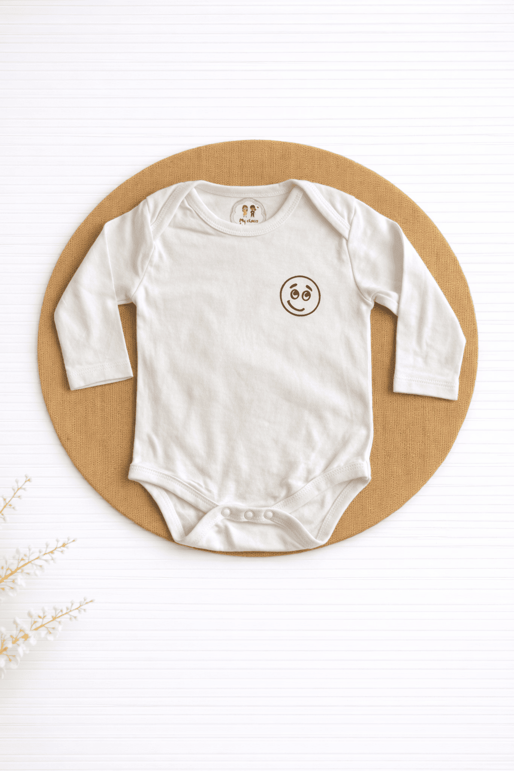 Onesies- Off White Smiley