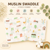 Muslin Swaddle – Combo Pack of 2 (Farm+Village)