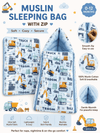 Muslin Carry Nest With Zip