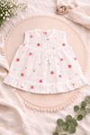 Premium Muslin Frock with Front Button
