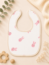 Muslin Bib - Pink Bunny