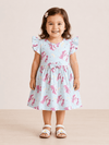 Frill Sleeve Frock - Unicorn