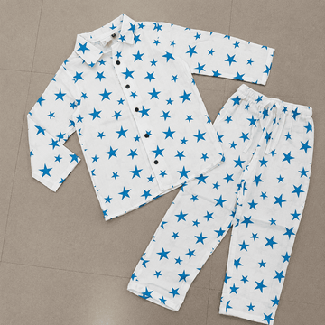 Premium Muslin Fullslevee Shirt with Pant Set