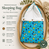 Premium Muslin Carry Nest - Blue Rainbow