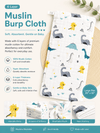 6 Layer Muslin Burp Cloth