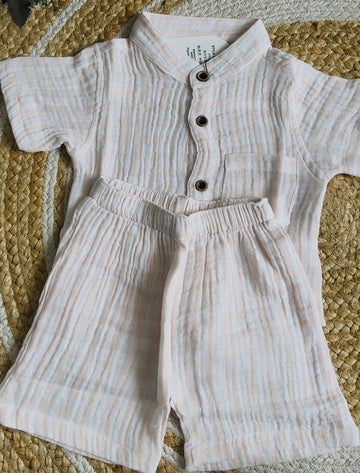 Premium Muslin Co-Ord Set for Boys