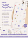 6 Layer Muslin Burp Cloth