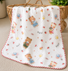 4 Layer Receiving Blanket - Party Teddy