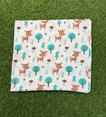Muslin Bath Towel - Deer