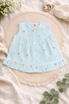 Premium Muslin Frock with Front Button