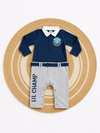 Fancy Baby Boy Romper
