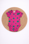 Onesies- Pink Green Star