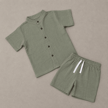Premium Muslin Co-Ord Set for Boys