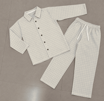 Premium Muslin Fullslevee Shirt with Pant Set