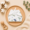 Muslin 6 layer Nappy- Dino