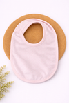 Baby Bib - Pink With White Dot