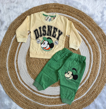 Kids Jogger Set – Pale Yellow Disney