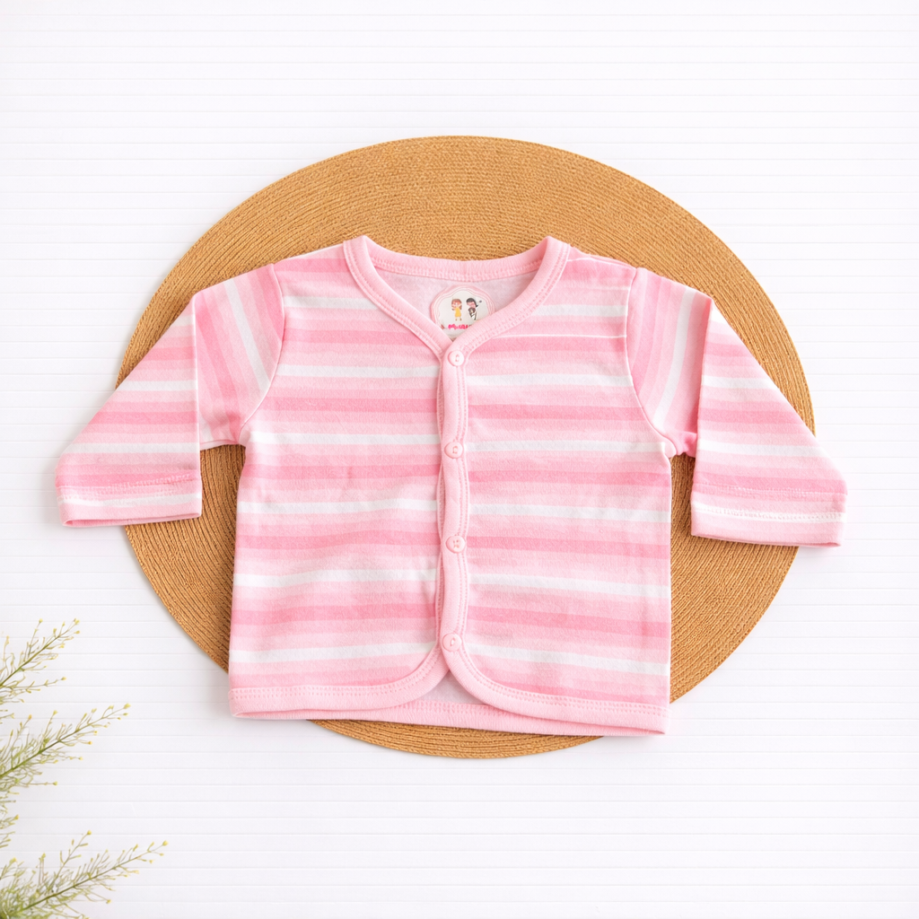 T-shirt - Pink White Stripes