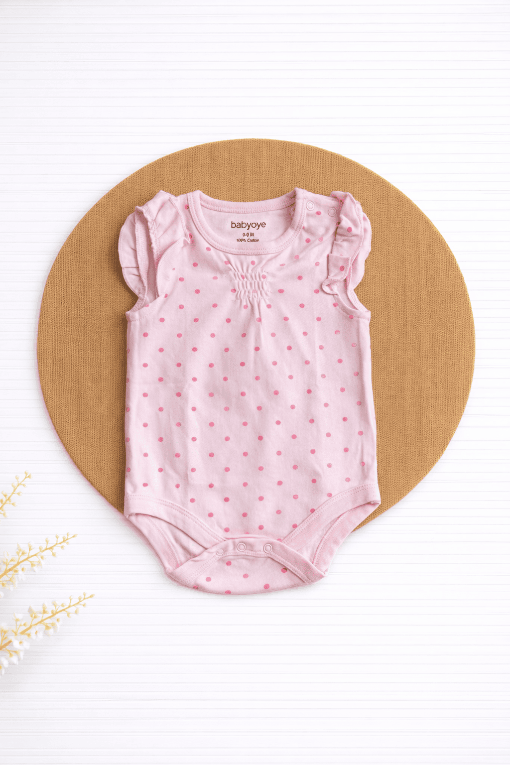 Onesies-Light Pink Dot