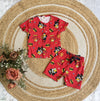 Button Shorts Set