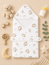 4-Layer Hooded Towel - Monkey