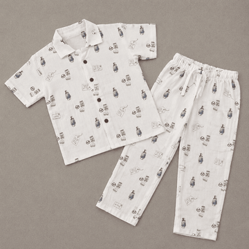 Premium Muslin Co-ord Set for Boys with Pant