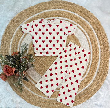 Girls Ribbed Co-ords Set