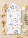 4-Layer Hooded Towel - Vintage Circus Print