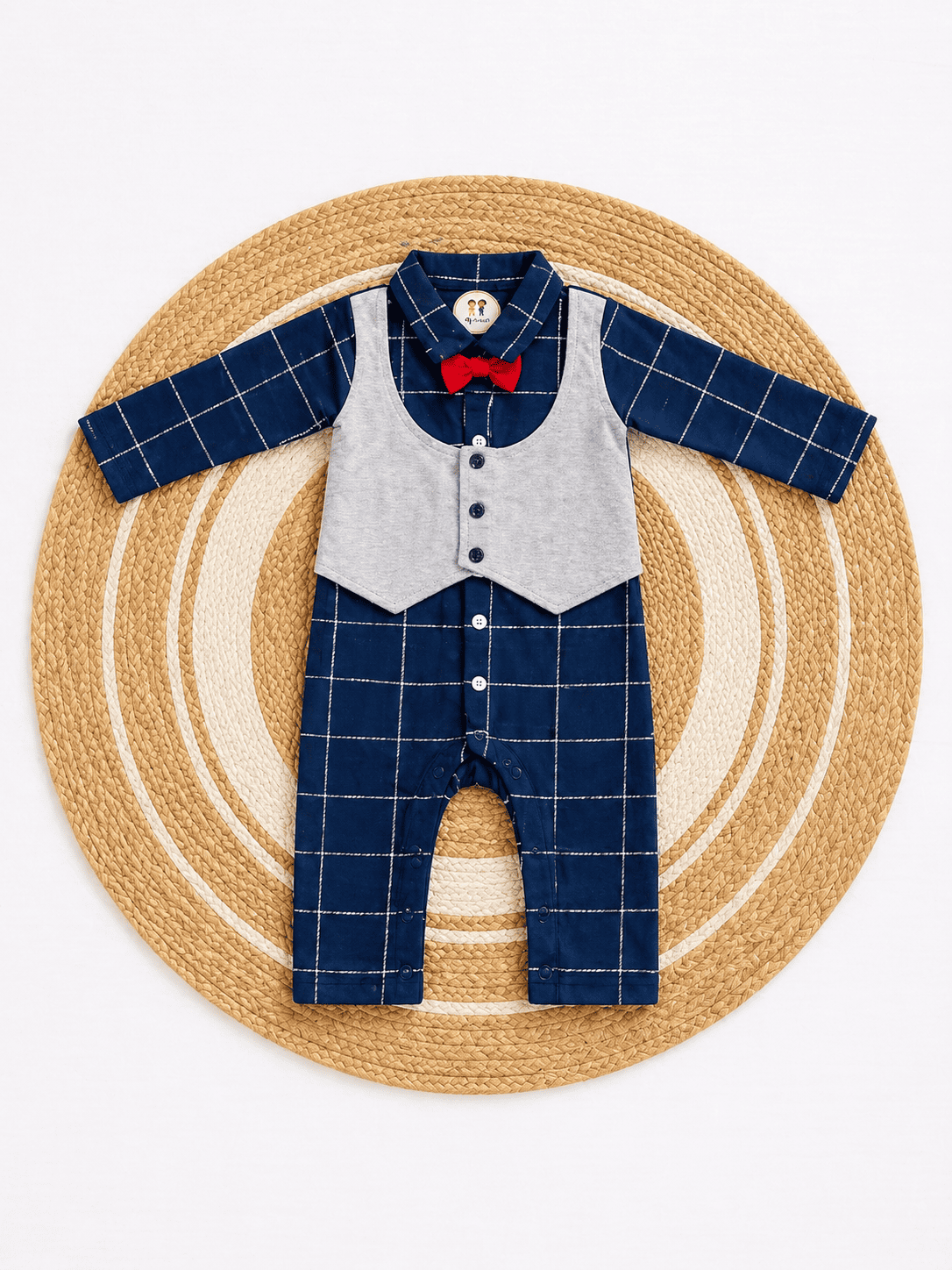 Fancy Baby Boy Romper