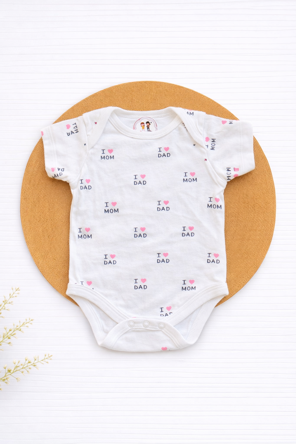 Onesie- white I 🩷 Dad