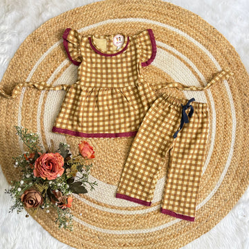 Premium Frill Frock Set with Pant