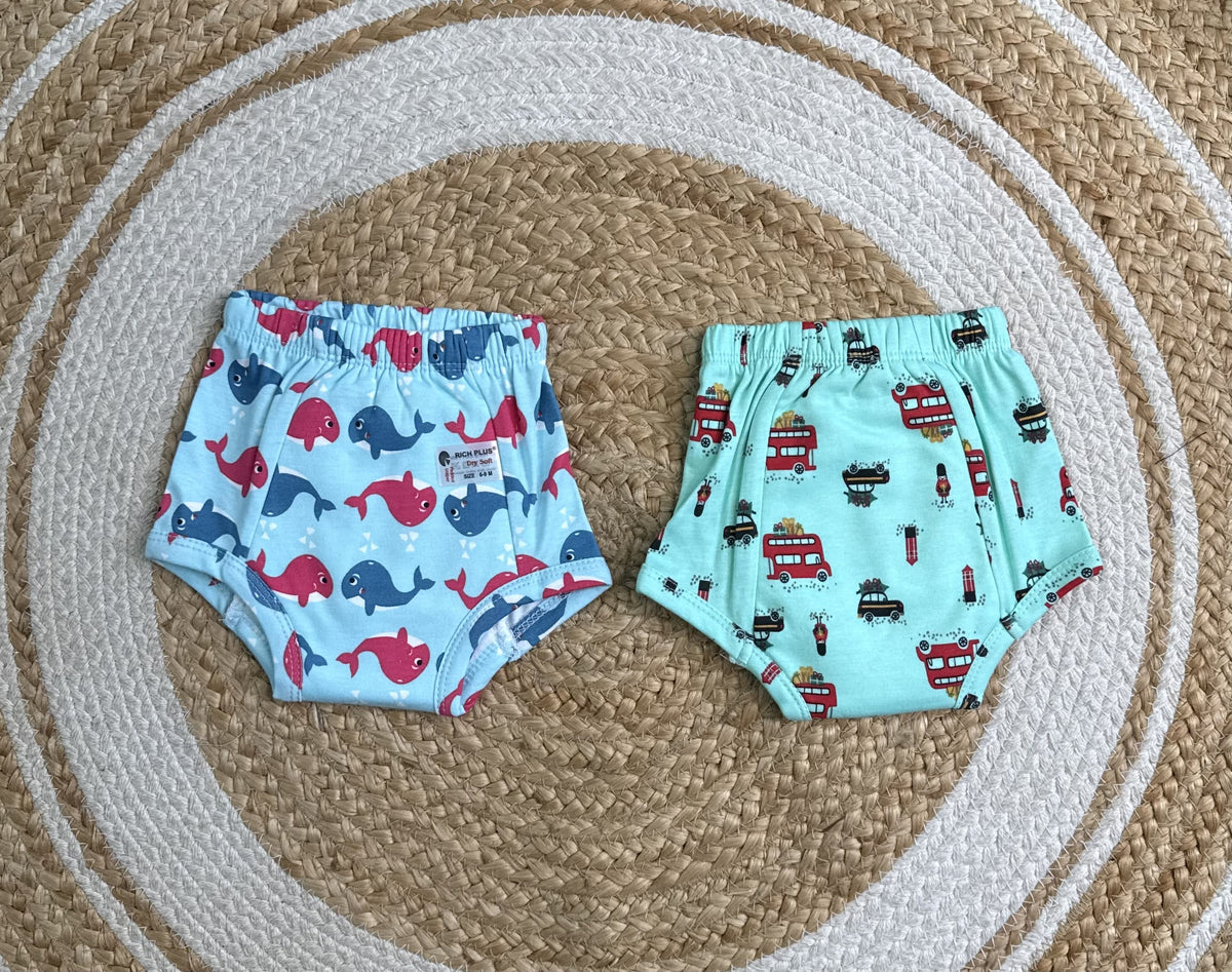 Padded Potty Training Pants- Size 0 (6-12 Months)