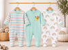 3 Piece Romper Set Soft Cotton