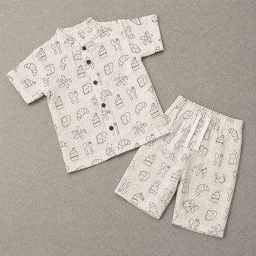 Premium Muslin Co-Ord Set for Boys