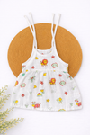 Muslin Knot Frock- Animals