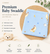 Premium Muslin Swaddle - Blue Moon Bear