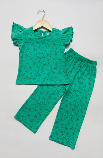Frill Sleeve Palazzo Co-ord Sets