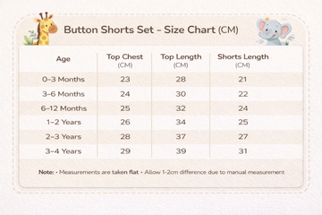Button Shorts Set - Animals
