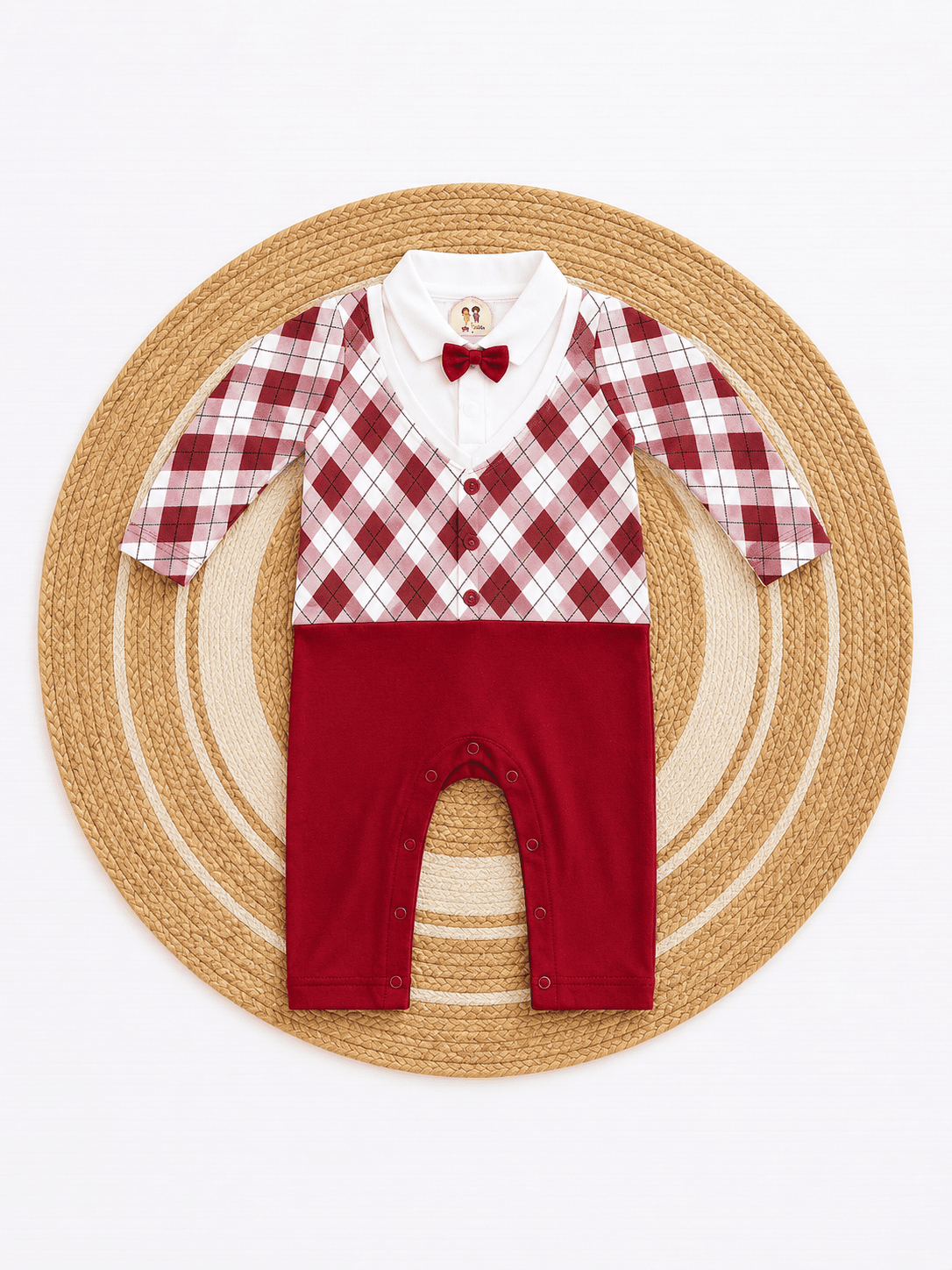 Fancy Baby Boy Romper