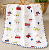 4 Layer Receiving Blanket - Car
