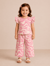 Frill Sleeve Palazzo Co-ord Sets