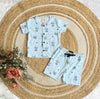 Button Shorts Set